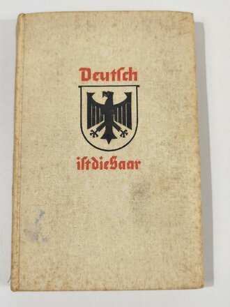 "Deutsch ist die Saar", Mia Munier-Wroblewska, 129 Seiten, 1934, DIN A5, gebraucht