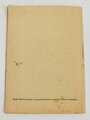 "Ich koche zeitgemäß! Nützliche Winke und wichtige Rezepte für die deutsche Hausfrau", Hans Ewers, 30 Seiten, 1939, gebraucht, DIN A5