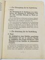 "Grundsätzliche Regeln für die Ausbildung in der Handhabung und Bedienung der Arbeitsgeräte", Reichsarbeitsdienst, 10 Seiten, 1941, gebraucht, DIN A5