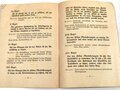 "Grundsätzliche Regeln für die Ausbildung in der Handhabung und Bedienung der Arbeitsgeräte", Reichsarbeitsdienst, 10 Seiten, 1941, gebraucht, DIN A5