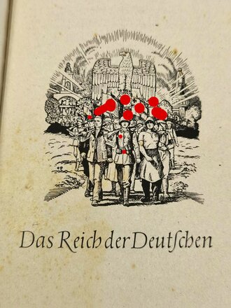 "Deutsches Lesebuch für Volksschulen", Band 4, Reichsstelle für das Schul- und Unterrichtsschrifttum und NSLB, 527 Seiten,  4. Band, 1943, Stockflecken, gebraucht, DIN A5