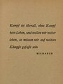"Vater aller Dinge. Ein Buch des Krieges", Zentralverlag der NSDAP, Kurt Eggers, 80 Seiten, 1943, Einband vollständig abgelöst, gebraucht, DIN A5