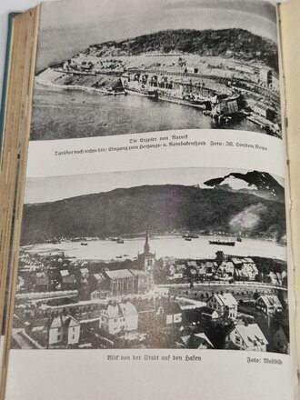 "Narvik. Vom Heldenkampf deutscher Zerstörer", Fritz Otto Busch, 408 Seiten, 1940, gebraucht, DIN A5