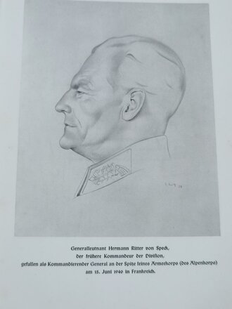 "Division Sintzenich. Erlebnisberichte aus dem Feldzuge in Frankreich", Heinrich Müller, 233 Seiten, 1940, Stockflecken, gebraucht, DIN A4
