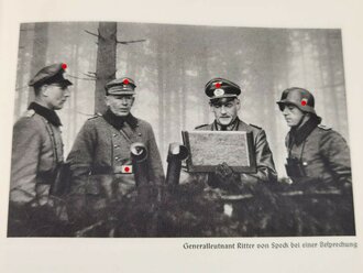 "Division Sintzenich. Erlebnisberichte aus dem Feldzuge in Frankreich", Heinrich Müller, 233 Seiten, 1940, Stockflecken, gebraucht, DIN A4