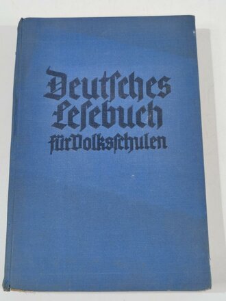 "Deutsches Lesebuch für Volksschulen", Band 4, Dobbeck/Zechner, 320 Seiten, 1940, gebraucht, DIN A4