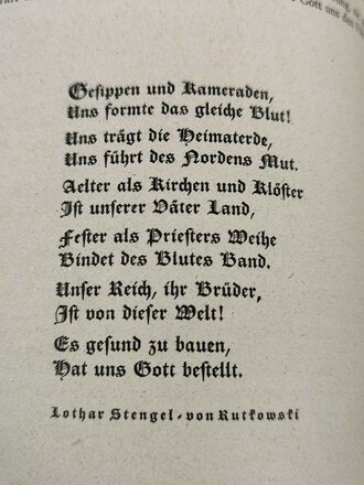 "Was uns bewegt. Fragen der Weltanschauung, Politik, Geschichte und Kultur", 8. Heft, Tornisterschrift für Offiziere der Wehrmacht, OKW, 72 Seiten, 1943, gebraucht, DIN A5