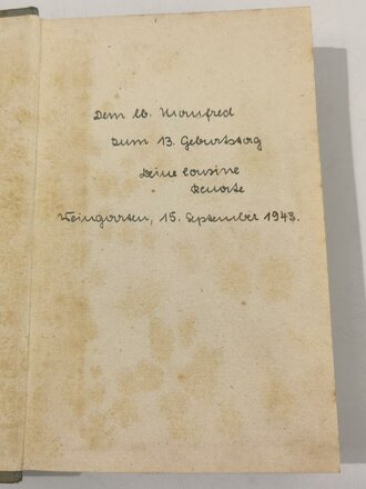 "Mölders und seine Männer", Fritz von Forell, 216 Seiten, 1941, Stockflecken, gebraucht, DIN A5