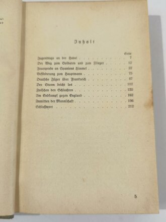 "Mölders und seine Männer", Fritz von Forell, 216 Seiten, 1941, Stockflecken, gebraucht, DIN A5