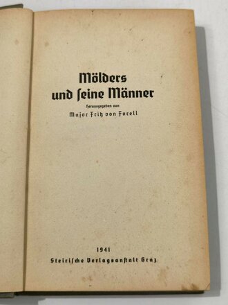 "Mölders und seine Männer", Fritz von...