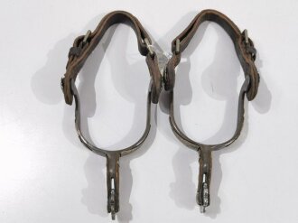 U.S., Pair of Western Style Lady Leg Spurs, like Tom...