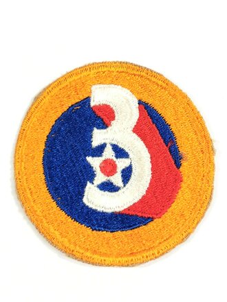 U.S. Army WWII, Third Air Force shoulder patch, 7 cm, vgc