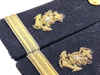 U.S. Navy WWII, USNNC United States Navy Nurse Corps, Pair of Ensign Shoulder Rank Insignia, used gc