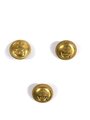 British WWII, Royal Navy, Set of three Brass Buttons, Firmin London, 23 mm, used gc
