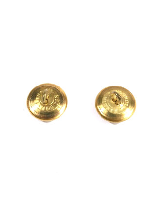 British WWII, Royal Navy, Set of two Brass Buttons, Firmin London, 17 mm, used gc