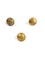 British WWII, Royal Navy, Set of three different Brass Buttons, Superb Quality/Firmin London/"P. Lees", 17 mm, used gc