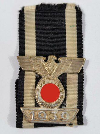 Wiederholungsspange für  Eisernes Kreuz 2.Klasse 1914. Buntmetall versilbert
