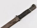 1.Weltkrieg, Seitengewehr M84/98 mit preussischer Abnahme von 1915. Nummergleiches Stück , ungereinigt