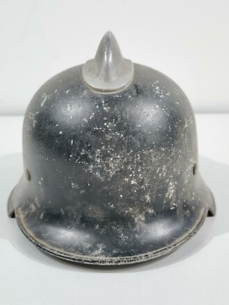 Feuerwehr III.Reich, Leichtmetallhelm, ungereinigtes Stück