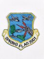 U.S. Air Force "Spring Flag 2001" flight jacket patch