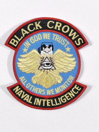 U.S. Navy "Black Crows Naval Intelligence" patch
