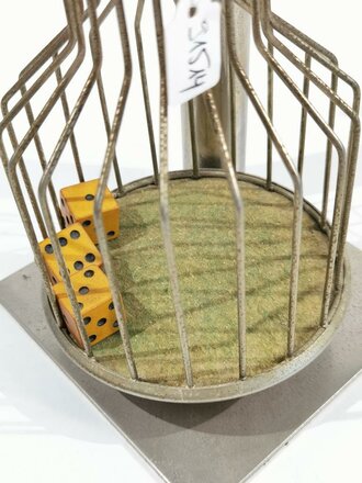 U.S. most likely 1930´s casino game dice cage 30cm high