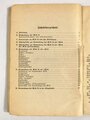 "MG34 Merkbuch für das Gerät und seine Verwendung als l. und S.MG" Auflage 1939 mit 39 Seiten. Verknickt und angeschmutzt