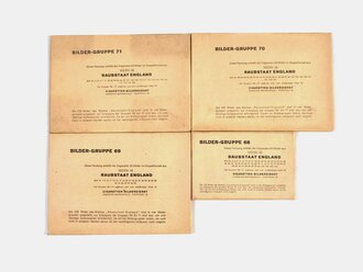 Sammelbilderalbum "Raubstaat England" Komplette Gruppe Bilder in der originalen Umverpackung