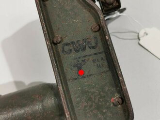 Vorsatzfernrohr zur MG Zieleinrichtung. Originallack, klare Durchsicht mit vielen kleinen Punkten ( Verunreinigungen ) , Hersteller cwu