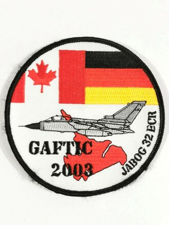 Bundeswehr, Luftwaffe, Abzeichen, Jagdbombergeschwader 32 (JaboG 32) "GAFTIC 2003" Goose Bay Canada ECR