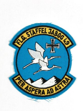 Bundeswehr, Luftwaffe, Abzeichen, Jagdbombergeschwader 49 (JaboG 49) "Flg. Staffel/Per aspera ad astra"