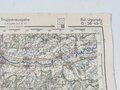 Truppenkarte Rußland 1:50000 " Bol-.Ugorody"  datiert 1943. Maße 35 x 45cm