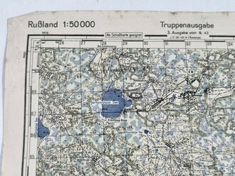 Truppenkarte Rußland 1:50000 "...