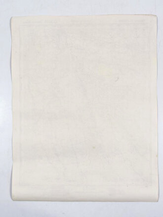 Truppenkarte Rußland 1:100.000 "Staraja Russa"   datiert 1943, Maße 35 x 45cm