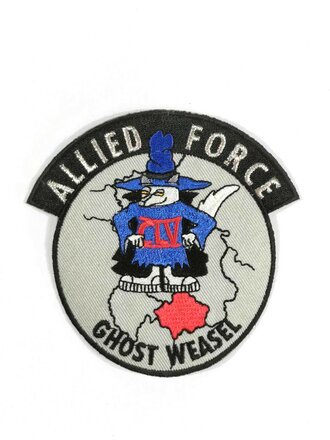 U.S. Air Force, Operation "Allied Force Ghost Weasel" flight jacket patch (NATO Bombing of Yugoslavia)