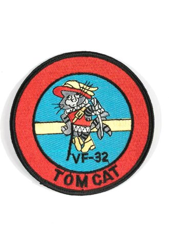 U.S. Navy, Strike Fighter Squadron 32 "Fighting Swordsmen" (VFA-32) "VF-32 TOMCAT" flight jacket patch
