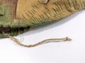 Stahlhelm Tarnbezug Wehrmacht, neuzeitliche REPRODUKTION aus originalem Tarnmaterial