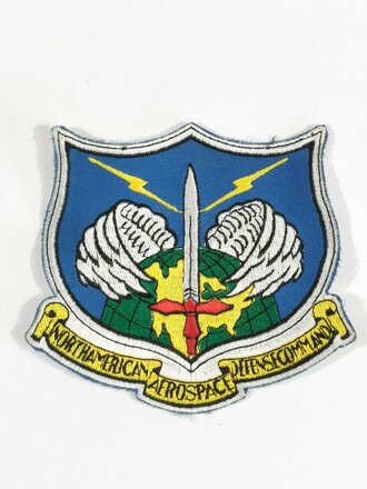 U.S. Air Force/Canadian Royal Air Force, "North American Aerospace Defense Command" flight jacket patch, ca. 11 x 12,5 cm