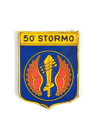 Italien, Luftstreitkräfte (Aeronautica Militare), Abzeichen/Patch, Gruppo 50° STORMO "Giorgio Graffer", ca. 9 x 7 cm