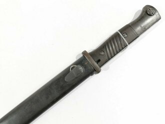 Seitengewehr M84/98 für K98 der Wehrmacht, nicht Nummerngleiches Stück , original brüniert