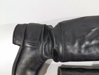 Paar Stiefel für Offiziere der Wehrmacht. Getragenes, weiches Paar, Sohlenlänge 28,5cm