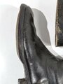 Paar Stiefel für Offiziere der Wehrmacht. Getragenes Paar mit Flickstelle, Sohlenlänge 30,5cm