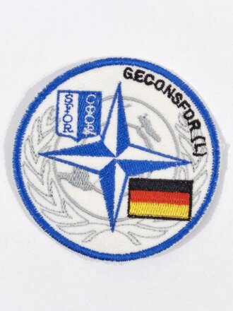 Bundeswehr, Abzeichen, "GECON SFOR(L)/NATO", German Contingent Stabilization Force (Land), Bosnien und Herzegowina