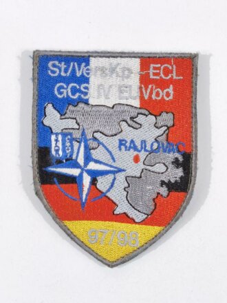 Bundeswehr, Abzeichen, "St/VersKp ECL GCS IV EUVbd" SFOR 97/98, Deutsch-Französische Brigade, Bosnien und Herzegowina
