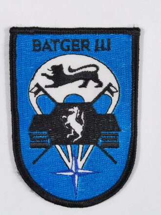 Bundeswehr, Abzeichen, "4./BATGER III" (Gepanzerter Einsatzverband III), SFOR/NATO, Bosnien und Herzegowina