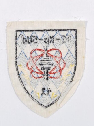 Bundeswehr, Luftwaffe Abzeichen,  "FS-Kp-Süd-12", ca. 13 x 10,5 cm