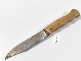 Privat beschafftes Messer eines Soldaten im 2.Weltkrieg. Gesamtlänge 26cm