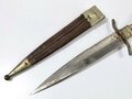Jagdliches Messer in gutem Zustand, Gesamtlänge 30cm