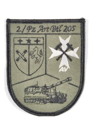 Bundeswehr, Abzeichen, "2./PzArtBtl 205 AV"...