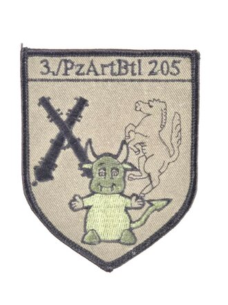 Bundeswehr, Abzeichen, "3./PzArtBtl 205" (Panzerartilleriebataillon)